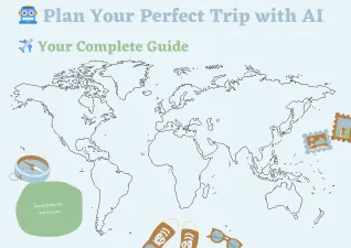 Step-by-step tutorial for planning a trip with ChatGPT