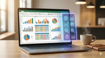 AI assistant generating formulas in a Google Sheets spreadsheet