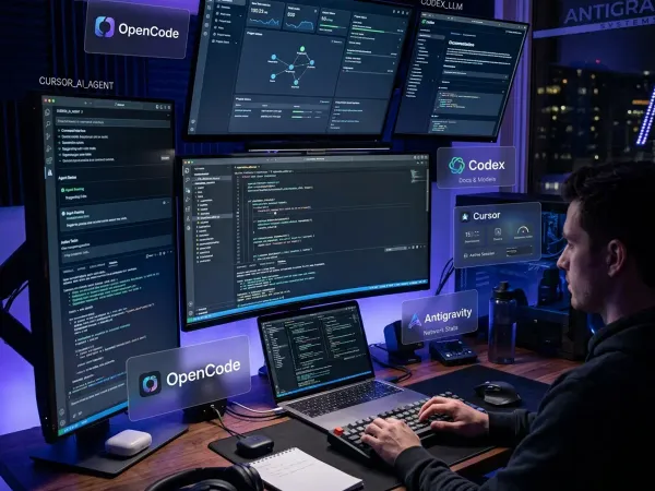 OpenCode vs Cursor vs Codex vs Antigravity: AI Coding Tools