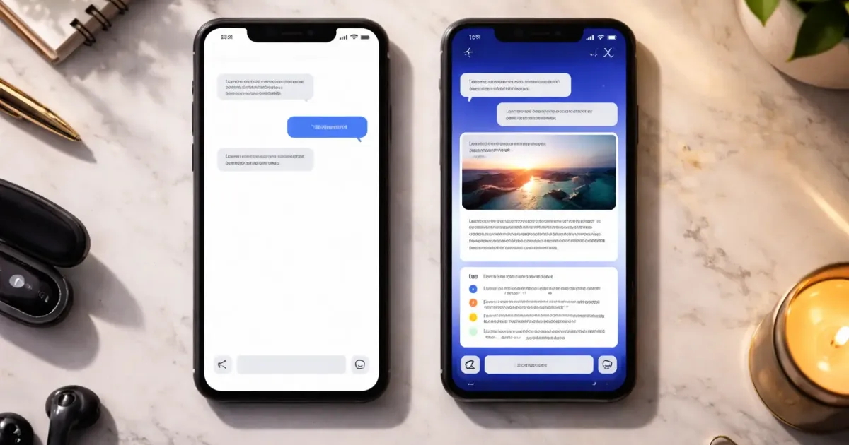 Side-by-side comparison of ChatGPT Plus and Free tier features