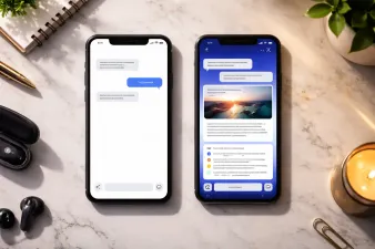 Side-by-side comparison of ChatGPT Plus and Free tier features