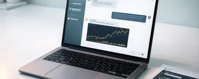 ChatGPT interface showing stock research prompts and analysis