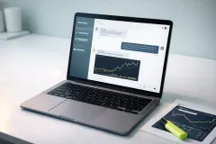 ChatGPT interface showing stock research prompts and analysis