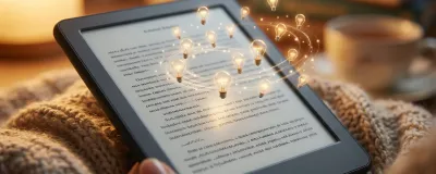 Kindle e-reader showing hidden features and customization options