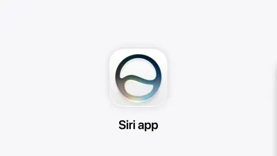 An iPhone showing the Siri and Apple Intelligence interface with a glowing AI animation on screen