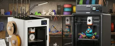 Side-by-side comparison of Anycubic S1 Max and Snapmaker U1 printers