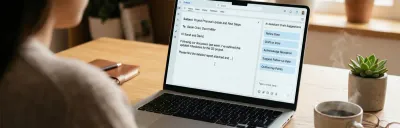 ChatGPT interface drafting a professional email with a template structure