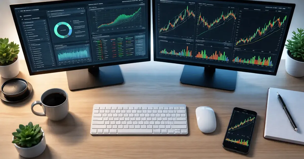 Illustration showing investing tools organized by category for beginners