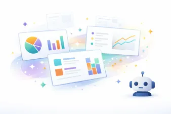 Collection of AI presentation maker interfaces showing slide designs