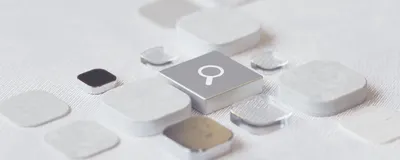 A glowing magnifying glass dissolving into digital data particles, representing the transition from traditional search to AI