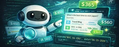 Step-by-step visual guide for building an AI flight search agent