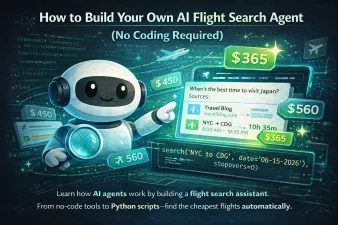 Step-by-step visual guide for building an AI flight search agent