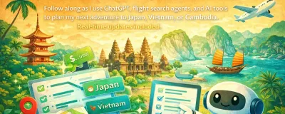 Southeast Asia travel map with AI planning tools and destinations