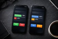Side-by-side comparison of Polymarket and Kalshi prediction platforms