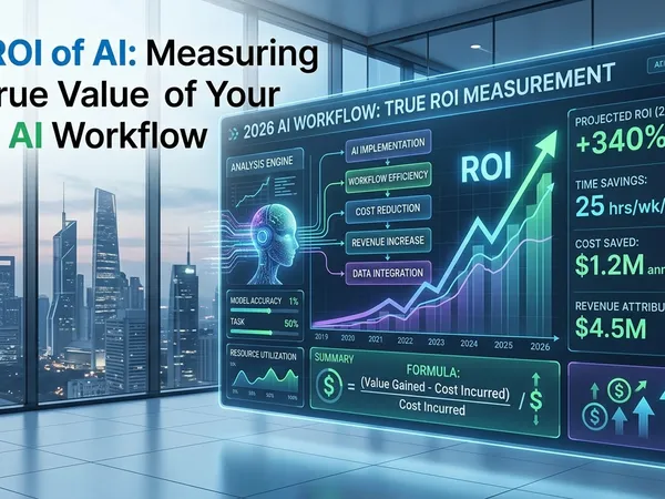 The ROI of AI: Measuring the True Value of Your 2026 AI Workflow