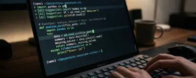 A terminal window showing the Gemini CLI interface with AI-powered code assistance.