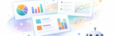 Collection of AI presentation maker interfaces showing slide designs