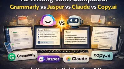 Grammarly vs Jasper vs Claude: Best AI Writing Tools (2026)
