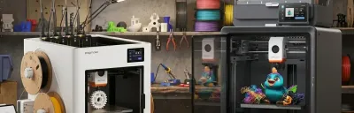 Side-by-side comparison of Anycubic S1 Max and Snapmaker U1 printers