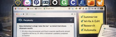 Collection of AI Chrome extension icons in a browser toolbar