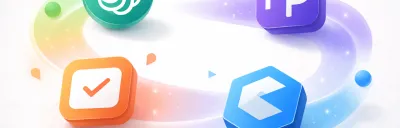 Collection of ChatGPT alternative AI tools displayed on screens