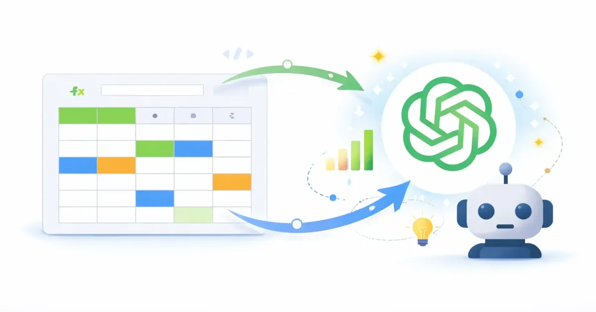 ChatGPT for Excel: Write Formulas, Analyze Data, and Automate Tasks