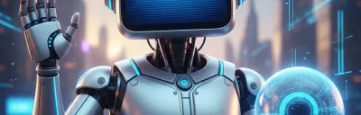 ChatGPT interface on a laptop screen in a modern workspace