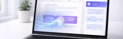 Microsoft Copilot in Word showing AI writing assistance features