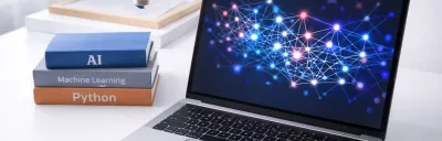 Illustration showing the complete AI learning roadmap with milestones