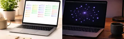 Side-by-side comparison of Notion AI and Obsidian AI interfaces