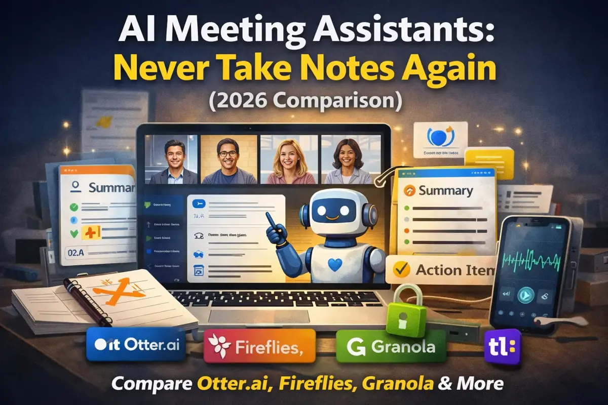 AI Meeting Assistants: Never Take Notes Again (2026 Comparison)