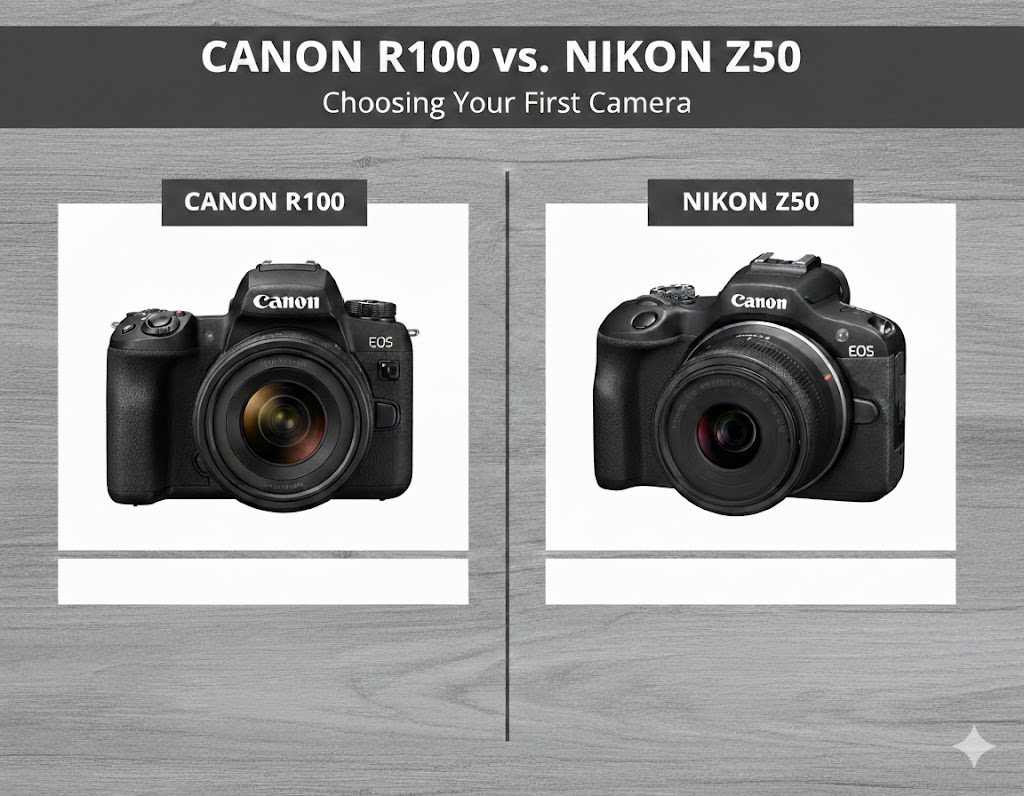 Canon EOS R100 vs Nikon Z50: Which Beginner Camera Is Better?
